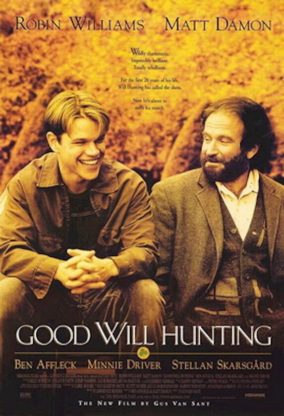„Buntownik z wyboru” Za rolę psychoanalityka w dramacie „Buntownik z wyboru” Robin Williams otrzymał Oscara w kategorii najlepsza rola drugoplanowa. Film, o którym mowa to dramat obyczajowy z 1997 roku w reżyserii Gusa Van Santa.