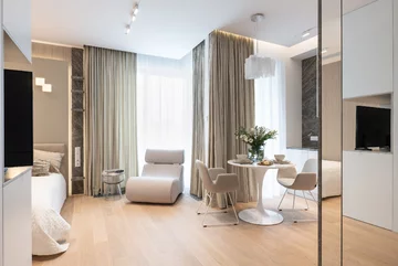 Elegancka kawalerka, projekt KODO KODO, kawalerka