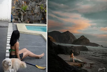 Oryginalne zdjęcie i jego przeróbka 