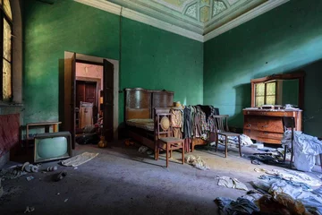 Wnętrze porzuconego budynku 