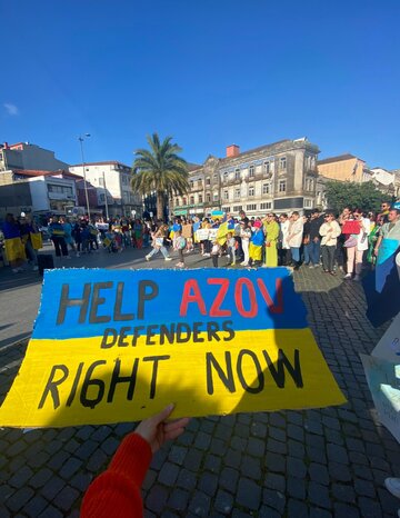 Akcja wsparcia Ukrainy i&nbsp;p&oacute;łku AZOV