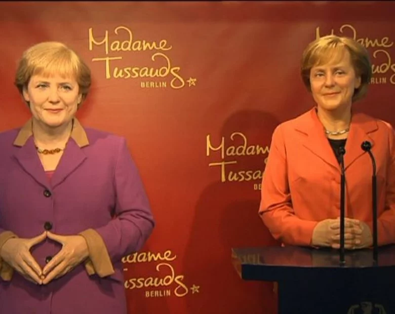 Miniatura: Merkel z wosku jak żywa