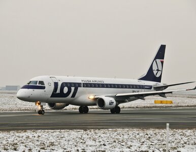 Miniatura: Polski samolot nagle wypadł z pasa....