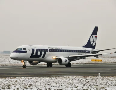 Miniatura: Polski samolot nagle wypadł z pasa....