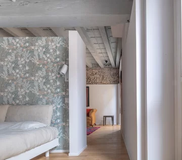 Loft we włoskim palazzo, projekt Alessandro Preda Linka, palazzo, loft