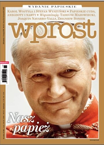 Okładka tygodnika Wprost nr 18/2011 (1473)