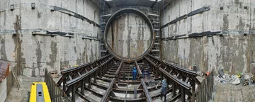 Świnoujście. Prace na budowie tunelu pod Świną 