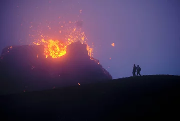 Erupcja wulkanu na Islandii 