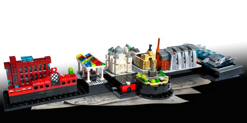 Miniatura: Łódź z klocków LEGO