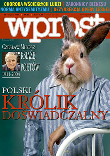Okładka tygodnika Wprost nr 34/2004 (1134)