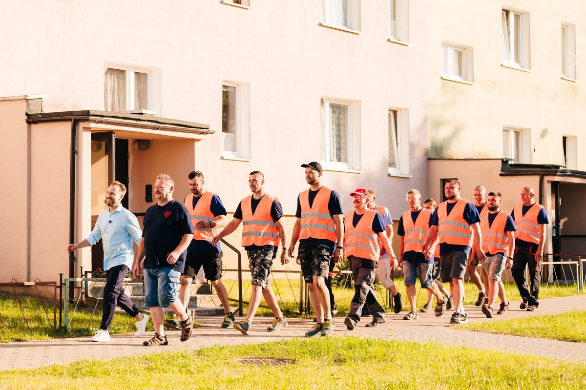 Zdjęcia z remontu ekipy programu „Nasz nowy dom” w Ostródzie 
