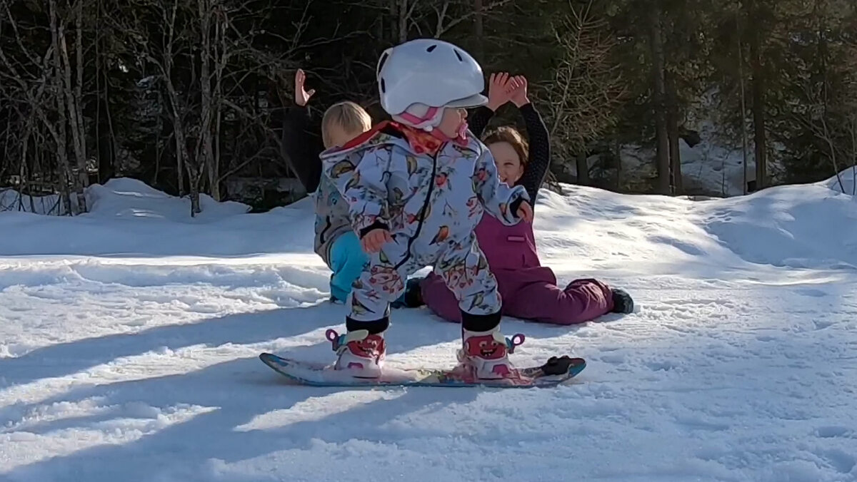 Carolin i Patrick Schreiber pasją do snowboardu zarazili swoje dzieci 