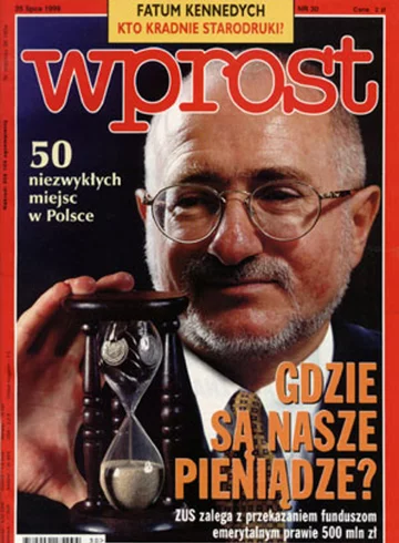 Okładka tygodnika Wprost nr 30/1999 (869)