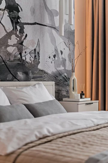 Miękka nowoczesność. Projekt: Deer Design 