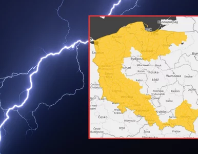 Miniatura: Pół Polski na pomarańczowo. IMGW wydał...