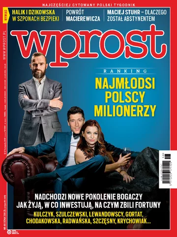 Okładka tygodnika Wprost nr 46/2019 (1911)