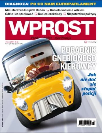 Okładka tygodnika Wprost nr 22/2009 (1377)