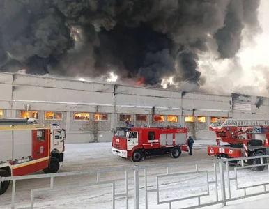 Miniatura: Ogromny pożar w Krasnojarsku. Kłęby...