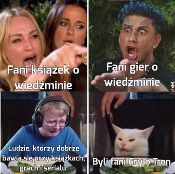 Mem inspirowany grami z serii Wiedźmin 