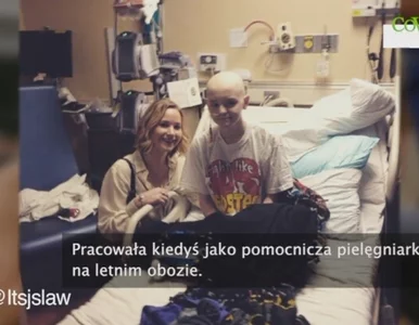 Miniatura: Jennifer Lawrence odwiedziła szpital...