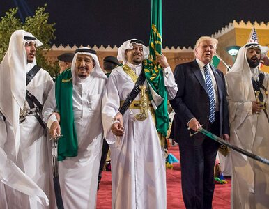 Miniatura: Donald Trump i saudyjski taniec z...