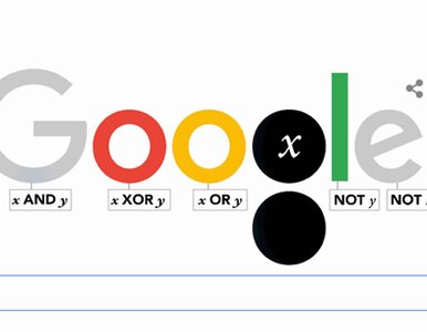 Miniatura: Google Doodle wspomina George'a Boole'a....