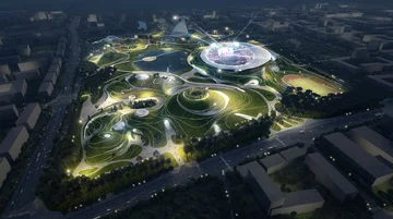 Quzhou Sports Campus Quzhou Sports Campus w Chinach