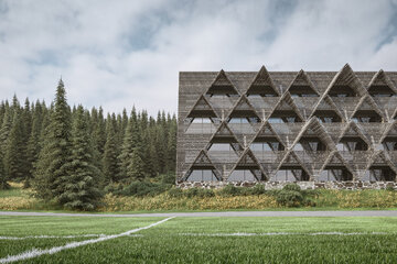 Hotel Natura w&nbsp;Republice Słowenii, projekt Enota