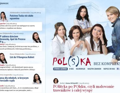 Miniatura: "Aniołki Kaczyńskiego" promują nowy portal...