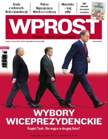 Okładka tygodnika Wprost nr 23/2010 (1426)