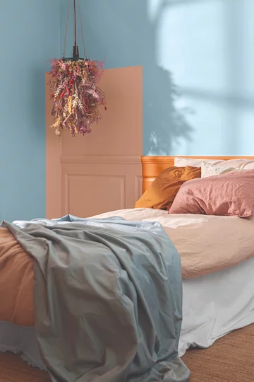 Kolor niebieski we wnętrzu 