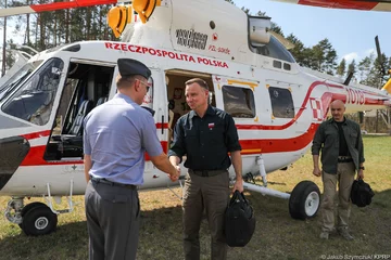 Andrzej Duda i Agata Kornhauser-Duda w Rytlu 