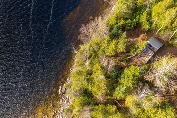 Drewniany domek, projekt Atelier L'Abri V2com, Atelier L'Abri, drewniany domek