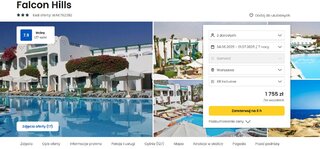 All inclusive w cenie 878 zł od osoby. Wylot z Warszawy