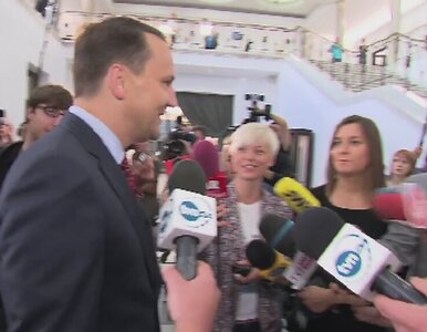 Miniatura: Sikorski: Będę wspierał Kopacz. Forma...