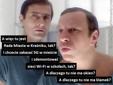 Kraśnik wolny od 5G. Memy 