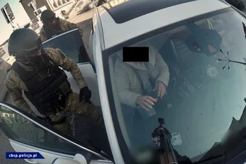 Zdjęcie z akcji CBŚP 