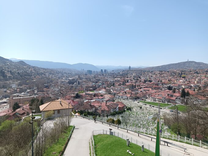 Widok na Sarajewo