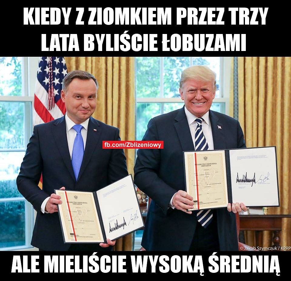 Mem po spotkaniu Duda-Trump 