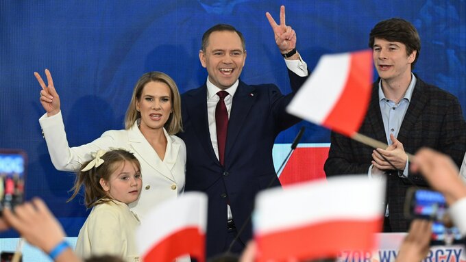 Karol Nawrocki z rodziną