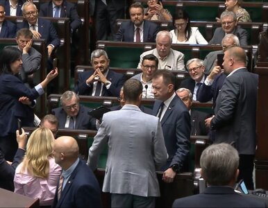 Miniatura: Spięcie w Sejmie, w ruch poszły telefony....