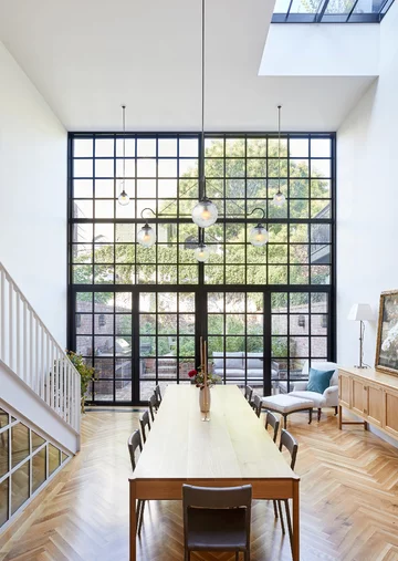 Stylowe wnętrza oryginalnie połączone z elementami loftowymi, projekt Palette Architecture Stylowe, 5897-01, v2com, stylowe, loft