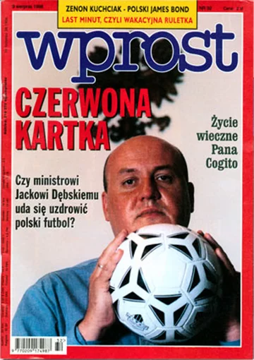 Okładka tygodnika Wprost nr 32/1998 (819)