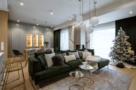 Miniatura: Luksusowe wnętrza w  świątecznej odsłonie....