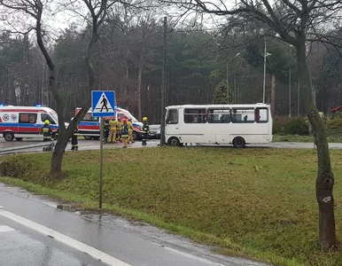 Miniatura: Wypadek w drodze na wycieczkę szkolną....
