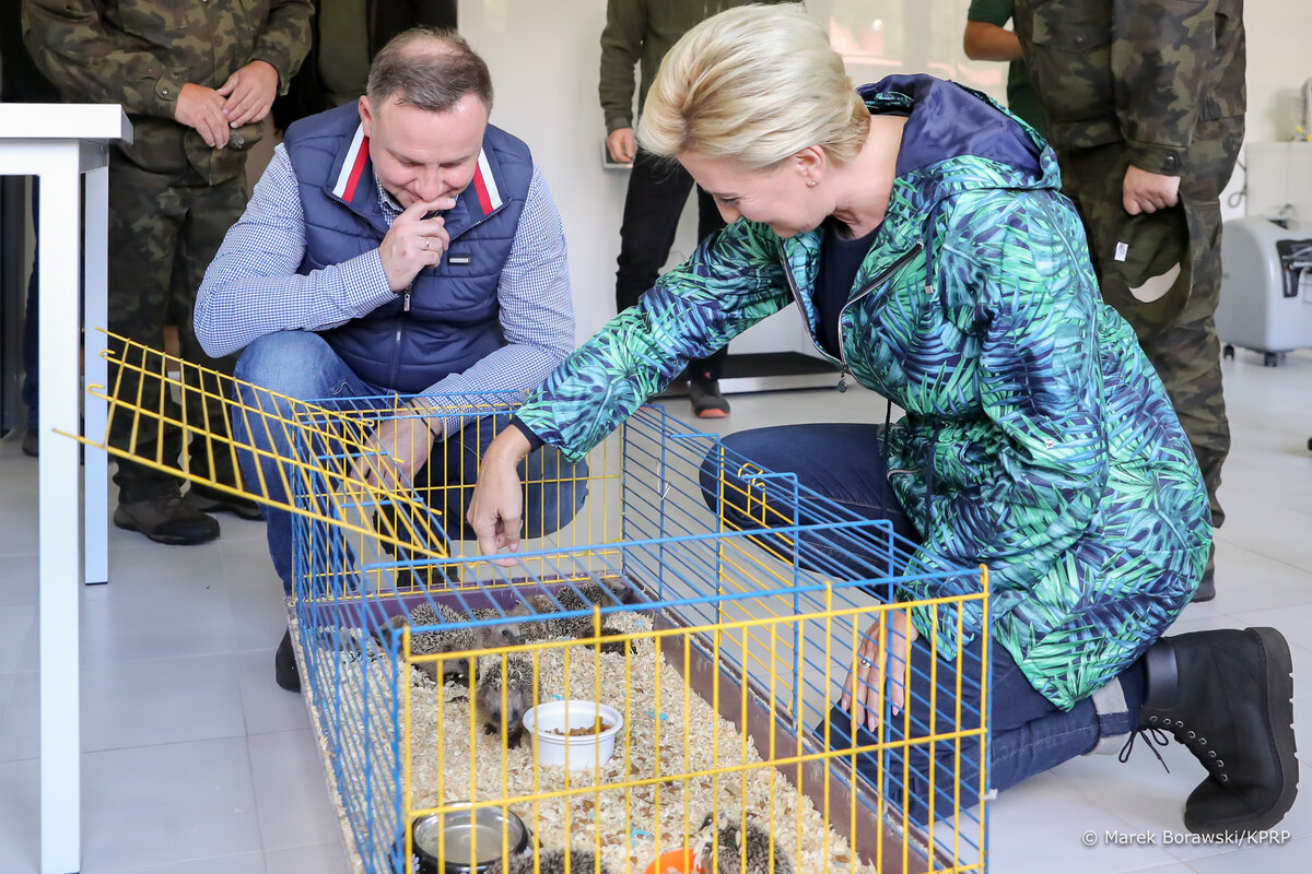 Para Prezydencka odwiedziła Leśny Ośrodek Rehabilitacji Zwierząt 