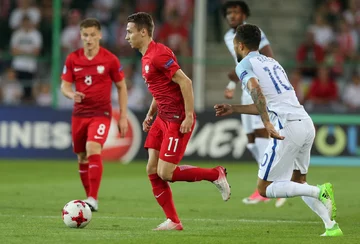 Przemysław Frankowski Przemysław Frankowski podczas meczu Polska-Anglia na Mistrzostwach Europy U-21