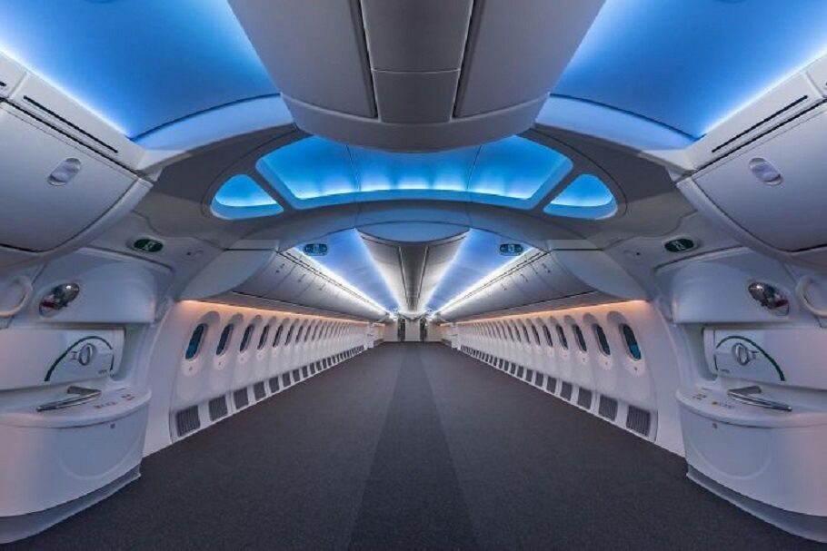 Tak wygląda wnętrze Boeinga bez foteli dla pasażerów 