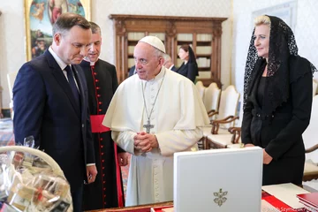 Prezydent Andrzej Duda na audiencji u papieża Franciszka 