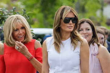 Melania Trump i Brigitte Macron 